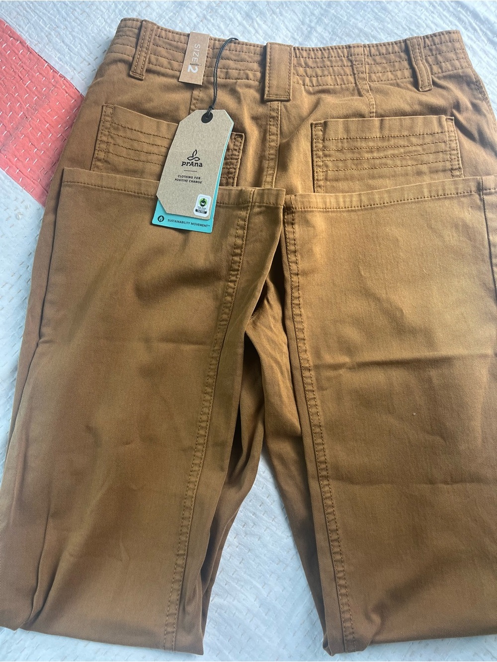 NEW prAna SANCHO SLIM PANT SZ 2 - Picture 3 of 4